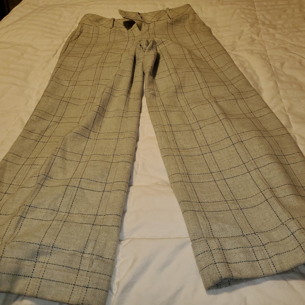 Ann Taylor Loft Plaid Wool Pants